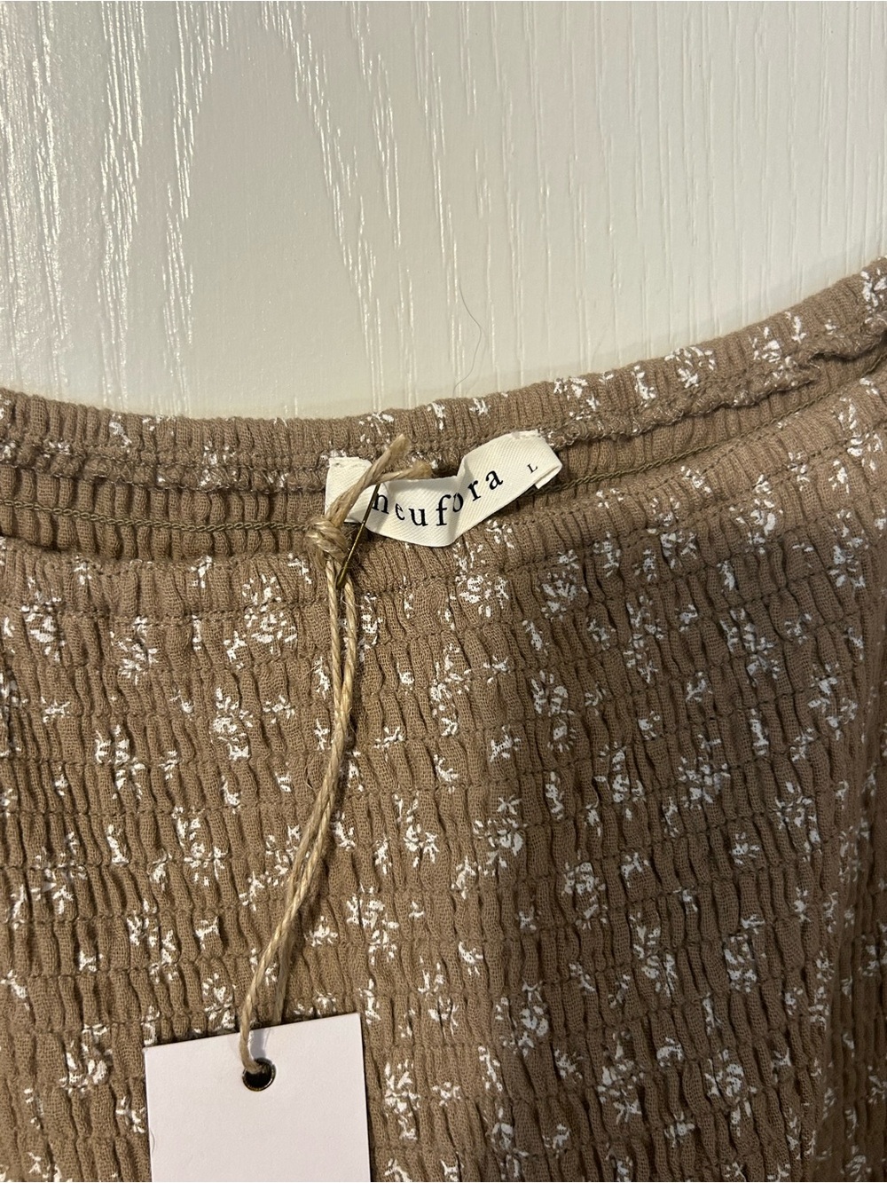 Neuflora Loveland Dress Brown Floral - Picture 4 of 5